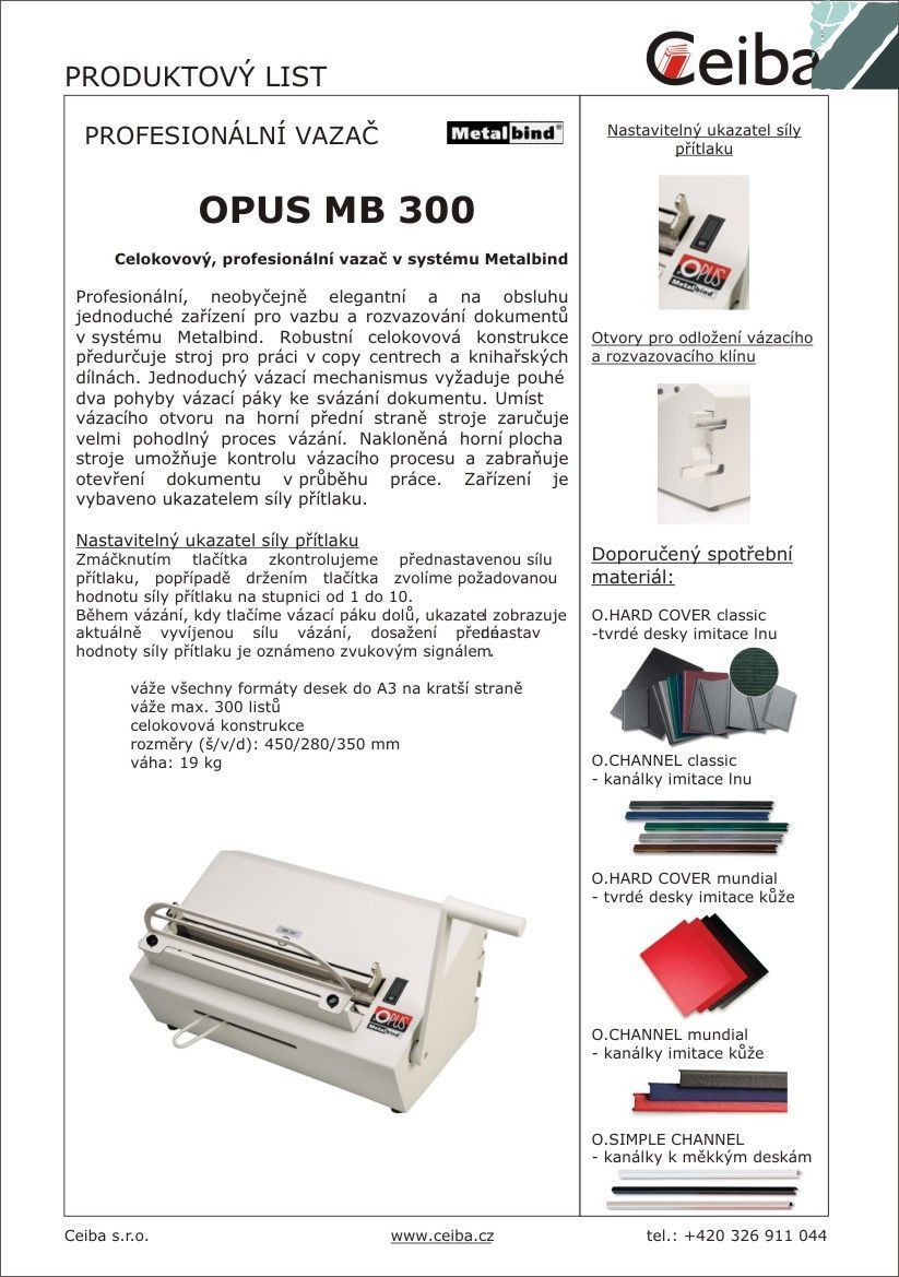 Палітурна машина Opus Atlas 300 MONO
