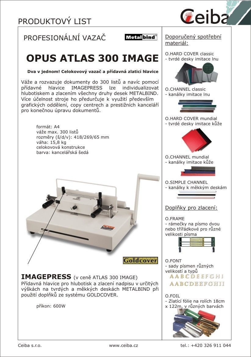 Палітурна машина Opus Atlas 300 MONO