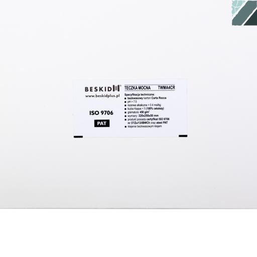 Безкислотна папка, картон  Carta Rocca   450 г/м&sup2; 320x250x50 мм