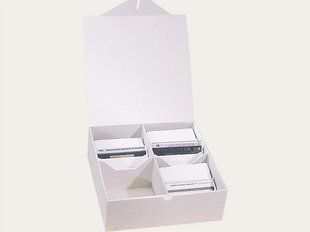 Коробка KS13 світло-сірий, MW 1,6, з/в розміри: 125 х 117 х 40/115 х 110 х 35 мм, для 11,5 х 11 см