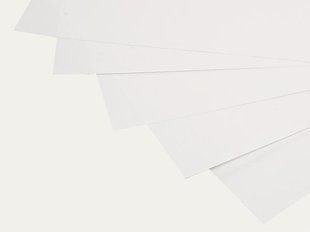 Білий, розмір 21 x 29,7 см, товщина 0,17 мм, щільність 150 г/м&sup2;