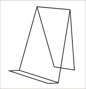 Підставка для книг з оргскла А4